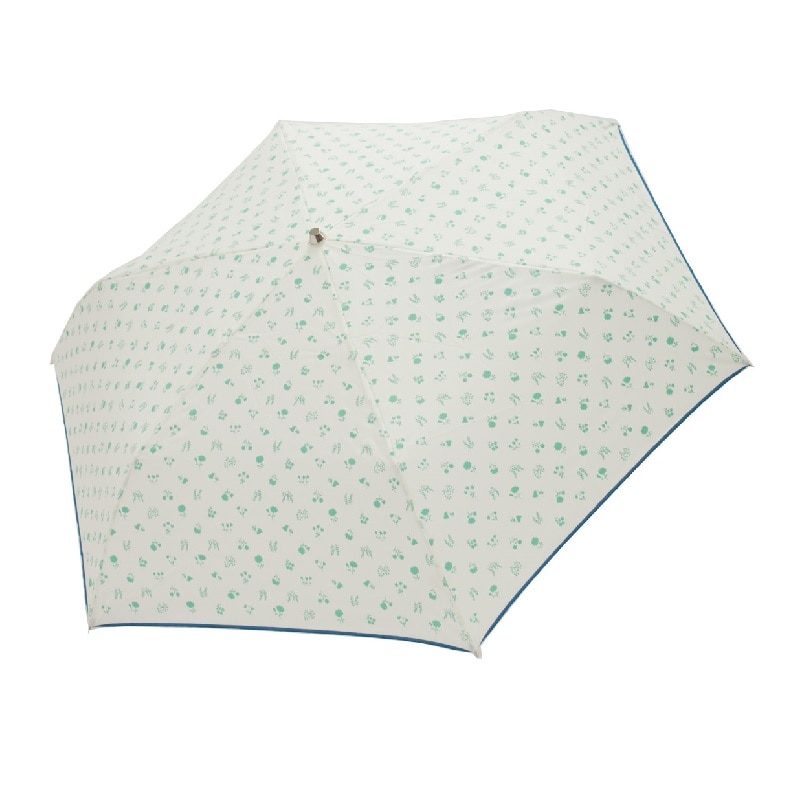 小花プリント 雨晴兼用折りたたみ傘