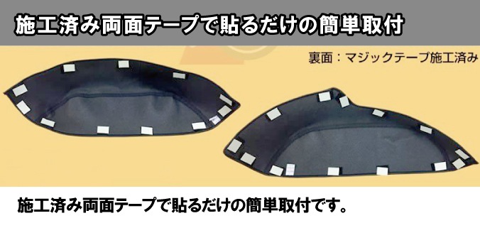 破れにくい防汚カバー 荷室の傷つき防止 ハイエース200系 タイヤハウス