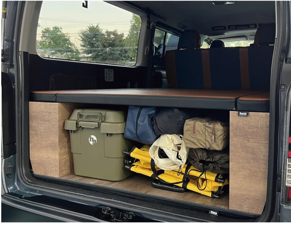 ハイエース ベッドキット ワイドS-GL用 BOX-DR（引き出し収納