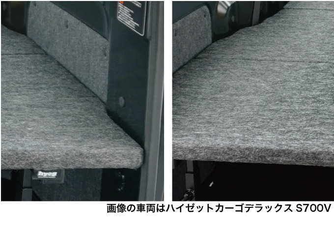 こてつページ ハイゼットカーゴ デラックス S700V/S710V ロングサイズベッドキット