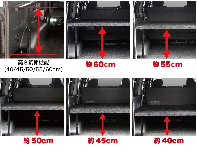 短納期商品] NV350キャラバン DX3/6人用 ベッドキット 硬質マット