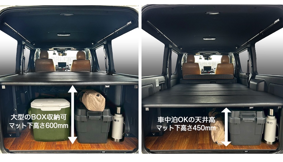 標準S-GL用 ブラックレザータイプ ロングサイズベッドキット