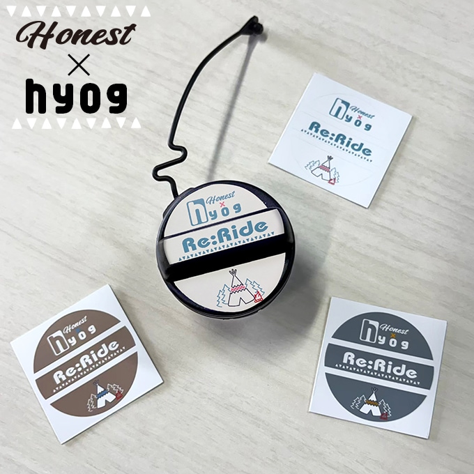 Honest hyogロゴ トヨタ ハイエース 給油キャップステッカー（メール便