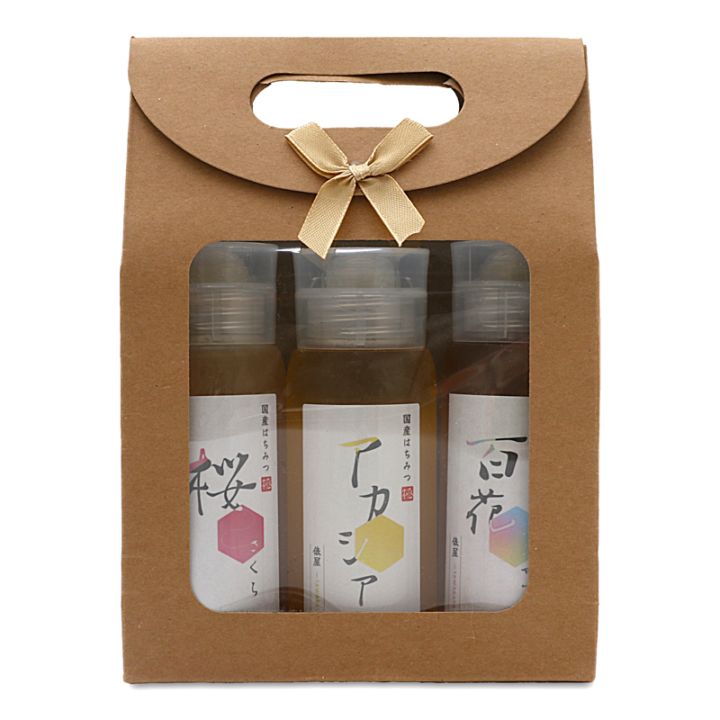 六甲山のはちみつ「六甲蜜語　三種詰め合わせ」