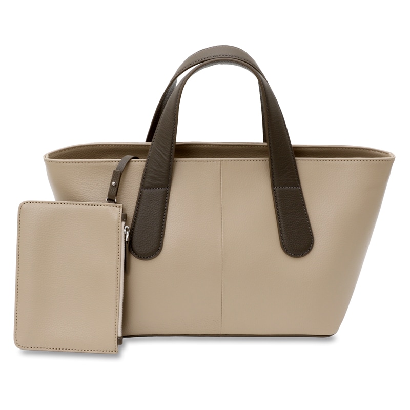 『マガザン・ドゥ・キュイール』　オリジナルポーチ付きハンドバッグ