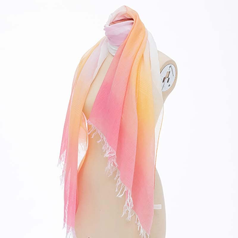 fabori 水彩のグラデーションストール