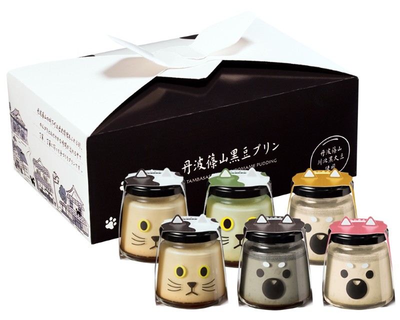 丹波篠山黒豆プリン5種類（6個）アソートセット