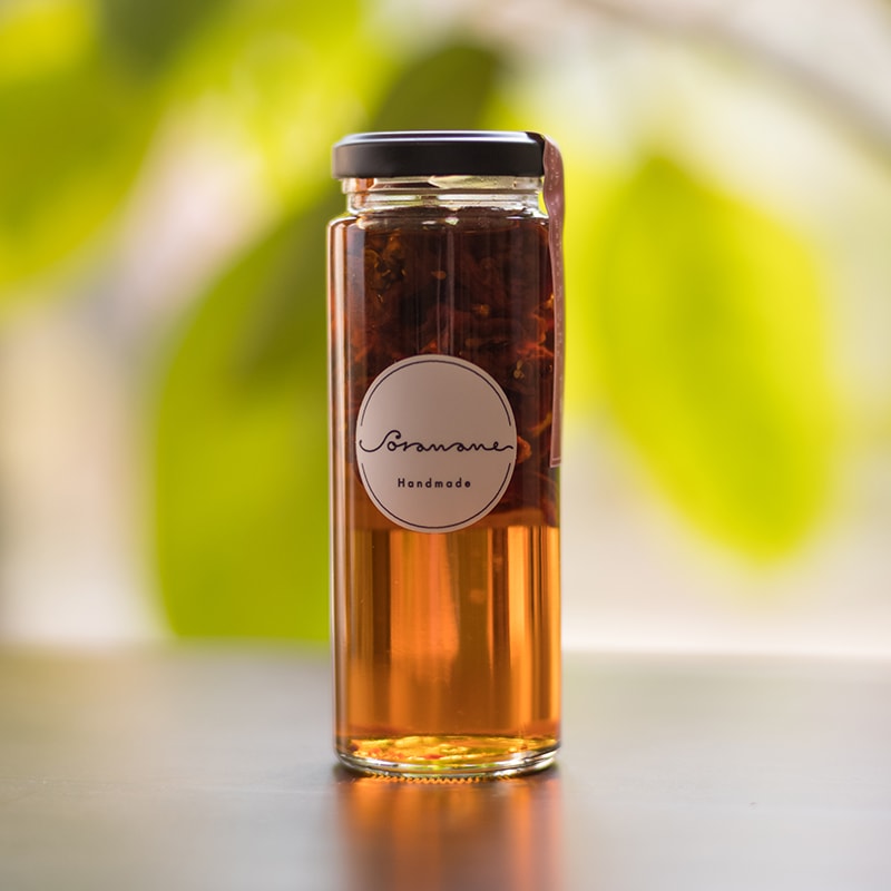 ドライトマトのシロップ漬け