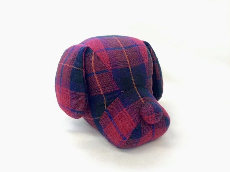 播州織　メガネスタンド犬