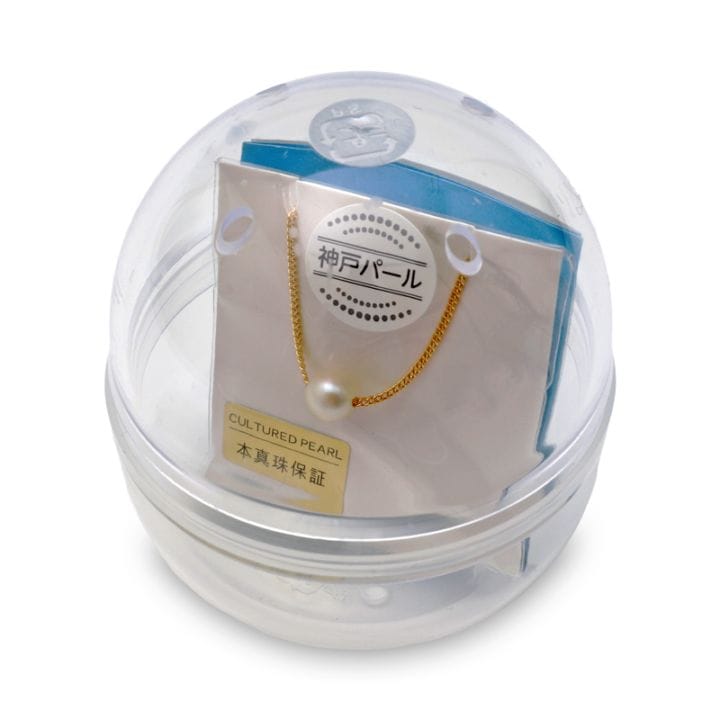 あこや真珠1000円ペンダント「パールガチャ」