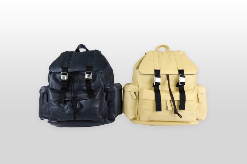 TAANNERR（タァンネリル）　撥水革　キャッスルフラップリュック