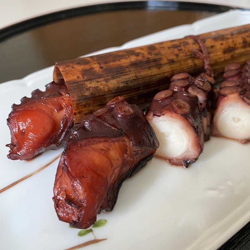 明石蛸の竹皮巻き