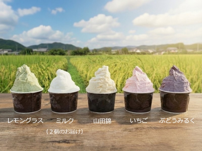 万寿庵　播州三木ジェラート 5種6個入