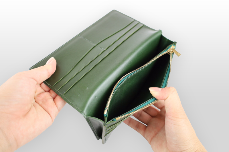 TAANNERR（タァンネリル）　ピットヌメ革　長財布