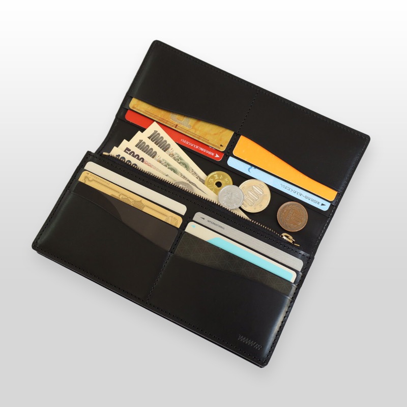 TAANNERR（タァンネリル）　ピットヌメ革　長財布