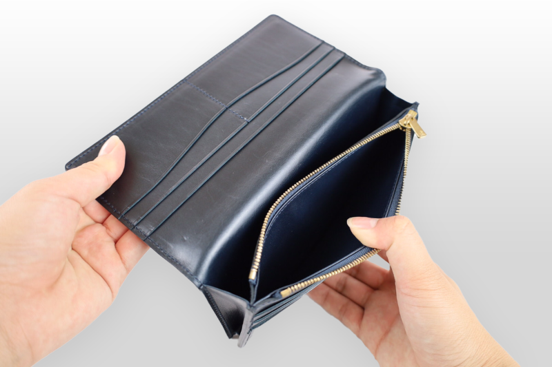 TAANNERR（タァンネリル）　ピットヌメ革　長財布