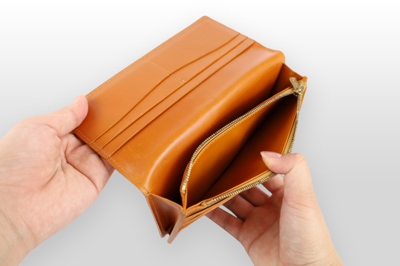 TAANNERR（タァンネリル）　ピットヌメ革　長財布