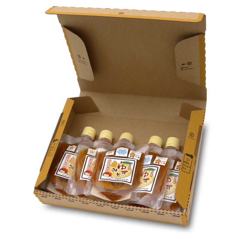 食と農を守るかあちゃんずの相生特産こだわりしょうが入りゆずみそ＜５個セット＞