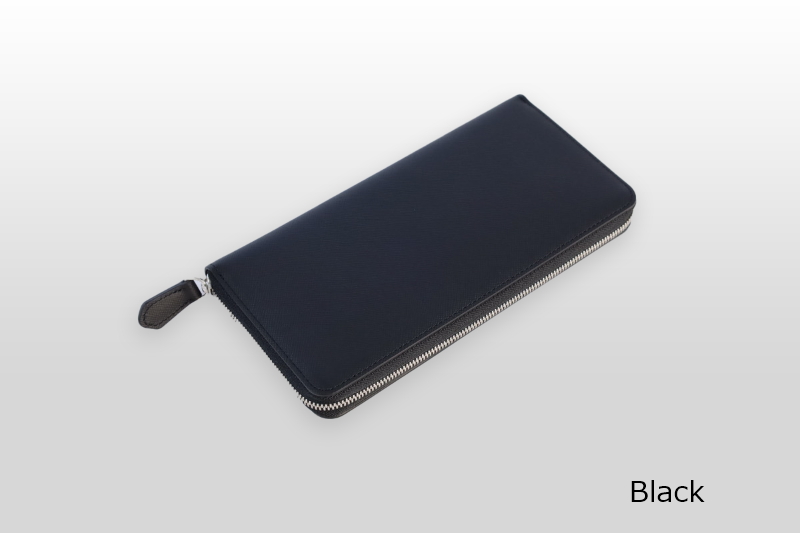 TAANNERR（タァンネリル）　撥水革　ラウンドジップ長財布