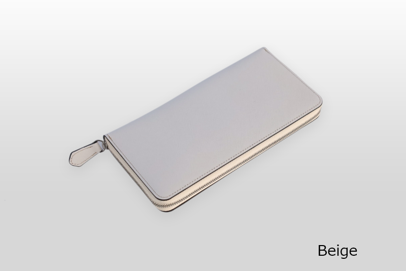 TAANNERR（タァンネリル）　撥水革　ラウンドジップ長財布