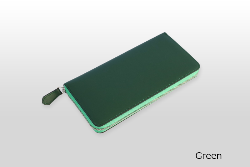 TAANNERR（タァンネリル）　撥水革　ラウンドジップ長財布