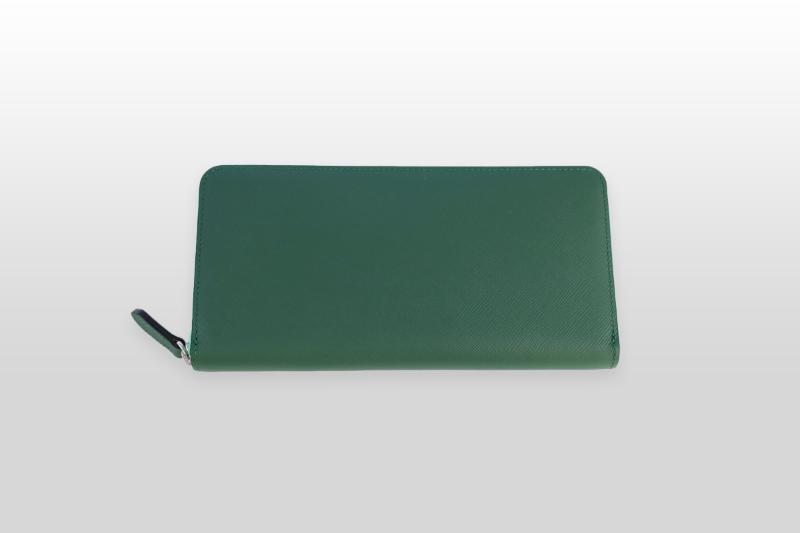 TAANNERR（タァンネリル）　撥水革　ラウンドジップ長財布