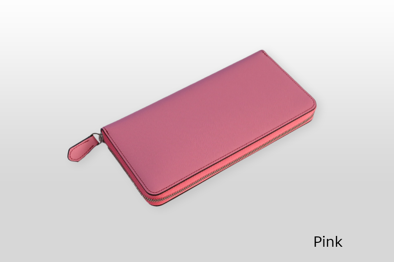 TAANNERR（タァンネリル）　撥水革　ラウンドジップ長財布