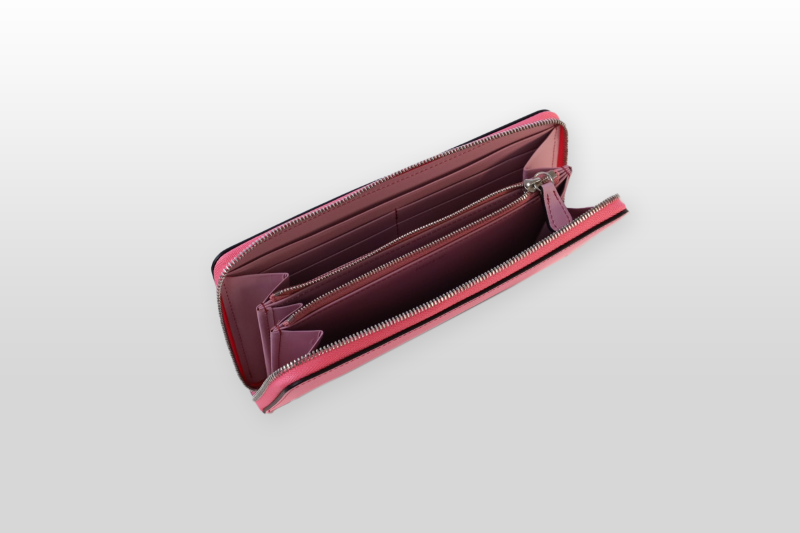 TAANNERR（タァンネリル）　撥水革　ラウンドジップ長財布