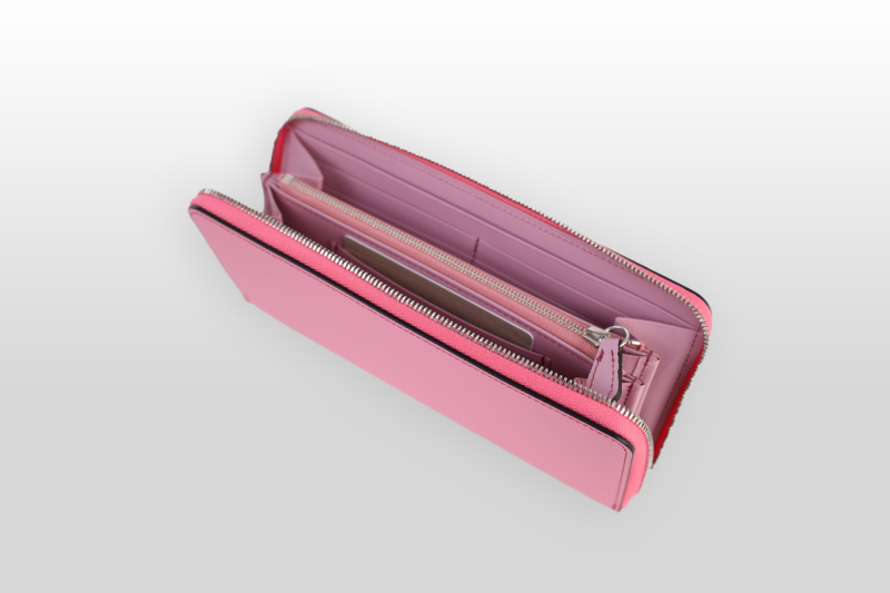 TAANNERR（タァンネリル）　撥水革　ラウンドジップ長財布