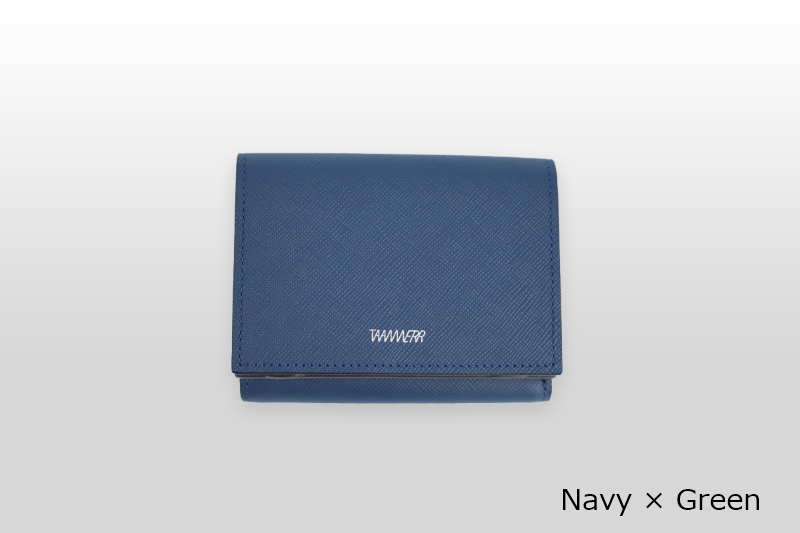 TAANNERR（タァンネリル）　撥水革　三つ折り財布