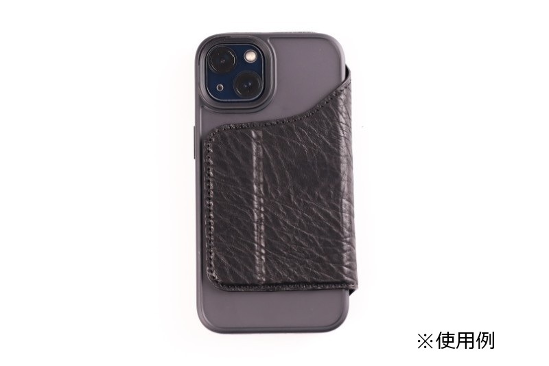 TAANNERR（タァンネリル）　MagSafe対応iPhone用ケース　イレギュラーシュリンク（Black）