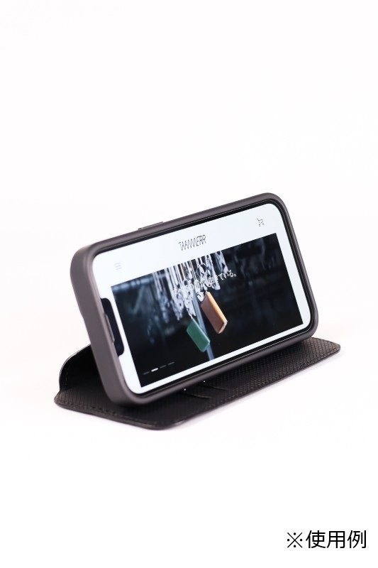 TAANNERR（タァンネリル）　MagSafe対応iPhone用ケース　イレギュラーシュリンク（Black）