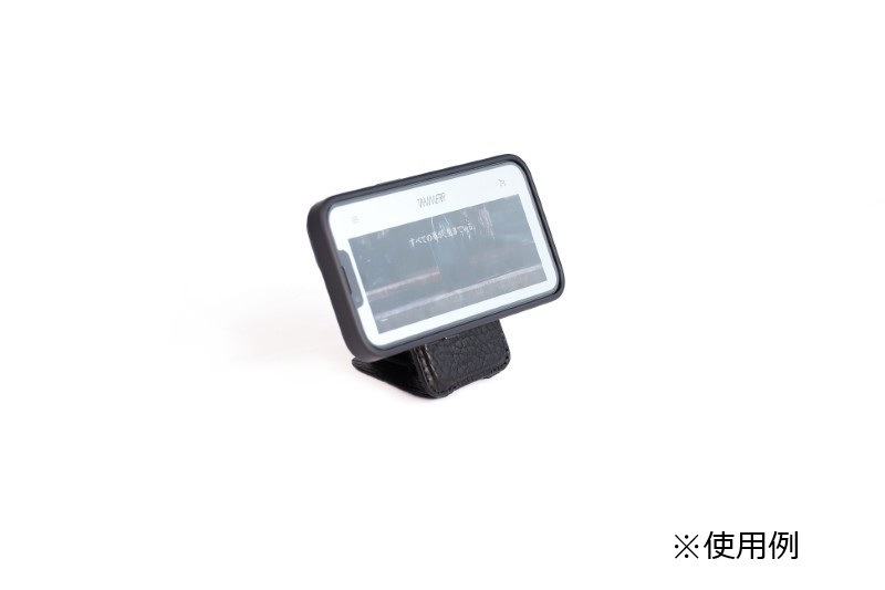 TAANNERR（タァンネリル）　MagSafe対応カードホルダー　イレギュラーシュリンク（Black）