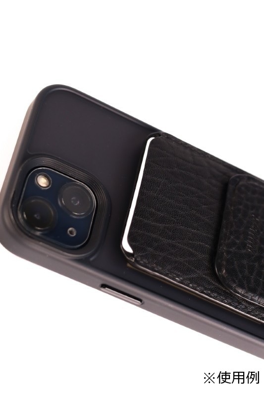 TAANNERR（タァンネリル）　MagSafe対応カードホルダー　イレギュラーシュリンク（Black）