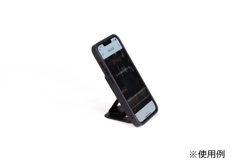 TAANNERR（タァンネリル）　MagSafe対応カードホルダー　イレギュラーシュリンク（Black）