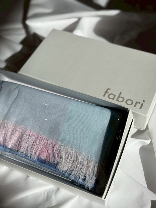 fabori 水彩のグラデーションストール