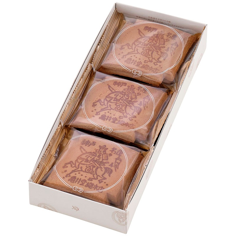 瓦せんべい【小瓦】12枚箱入（2枚 X 6包）