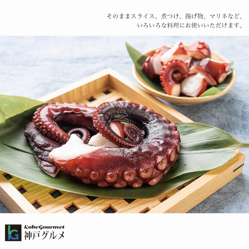 明石蛸のゆでだこ