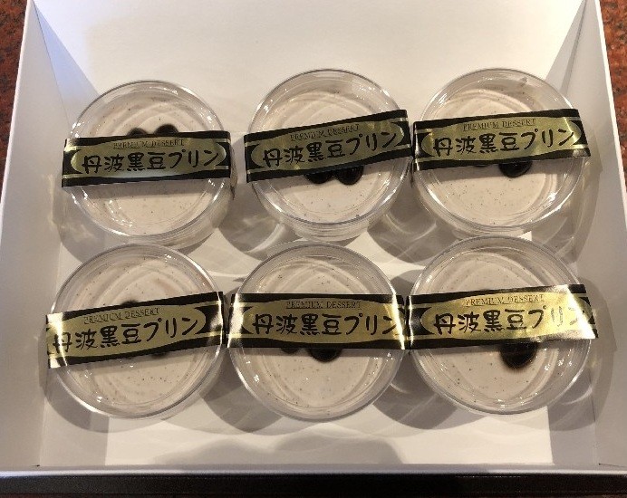 丹波黒豆プリン