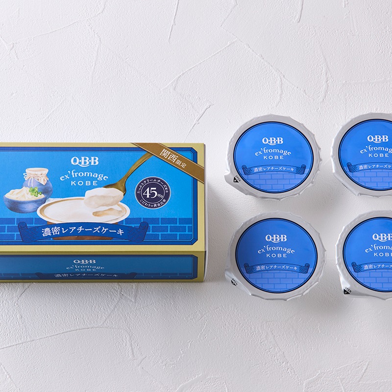 QBB　ex'fromage KOBE 濃密レアチーズケーキ４個入
