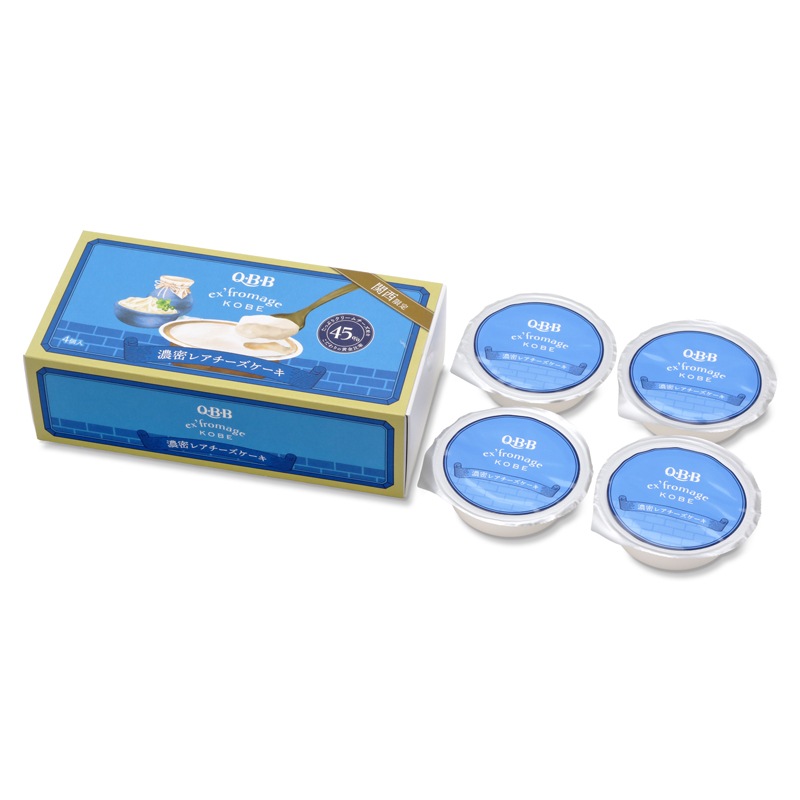 QBB　ex'fromage KOBE 濃密レアチーズケーキ４個入