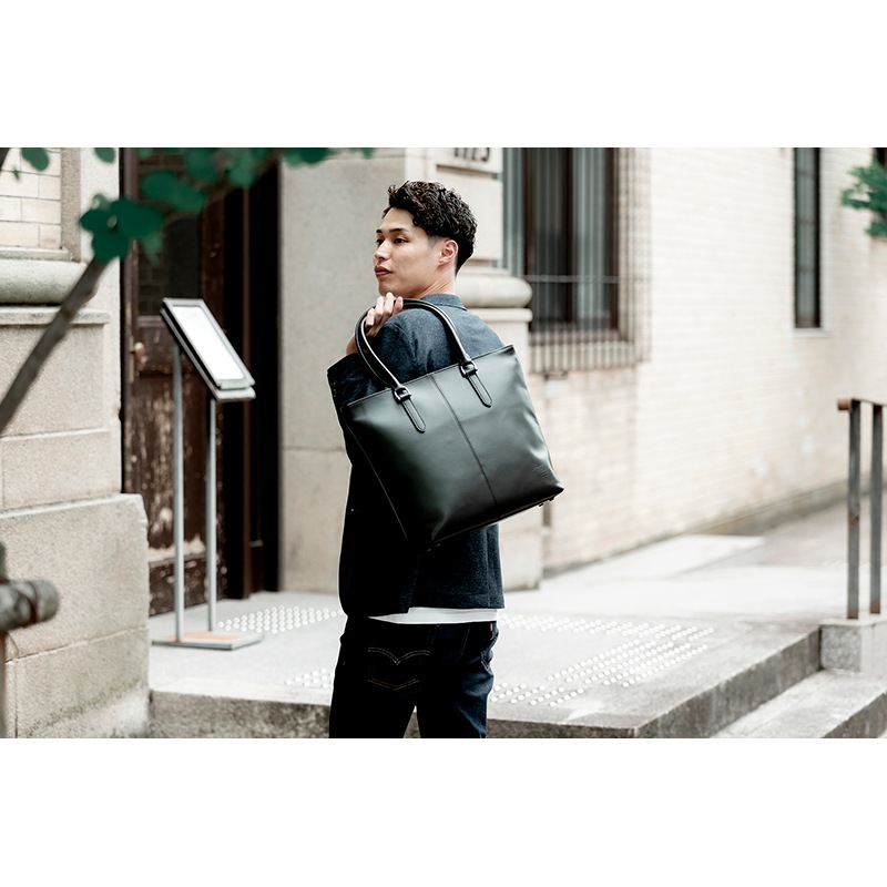 Tajima Cowhide　タテ型トートバッグ