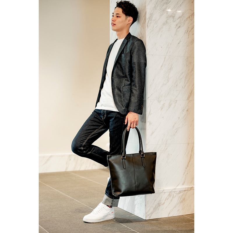 Tajima Cowhide　タテ型トートバッグ