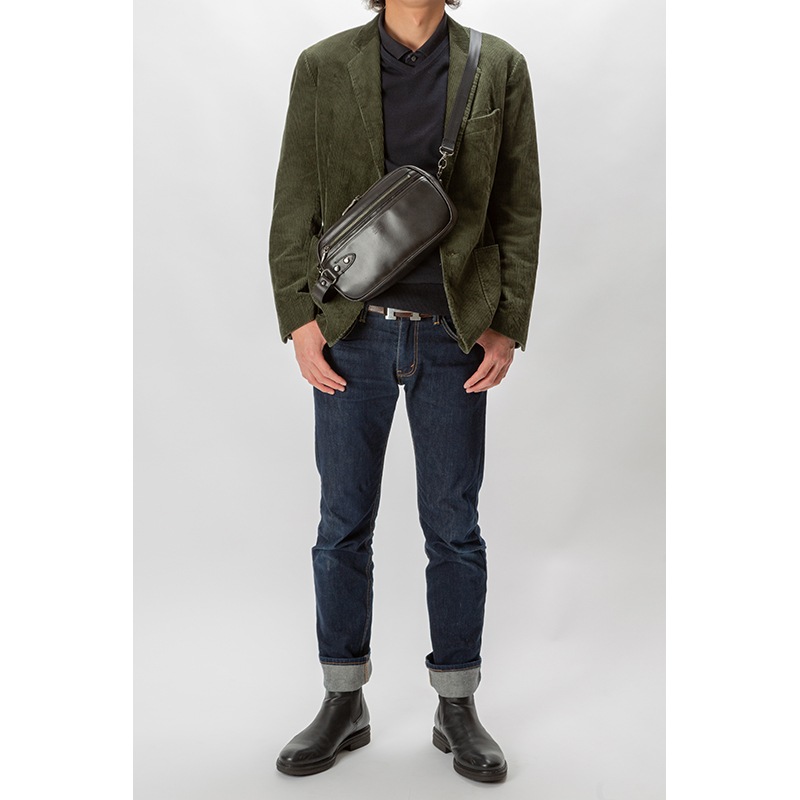 Tajima Cowhide　2wayポーチ