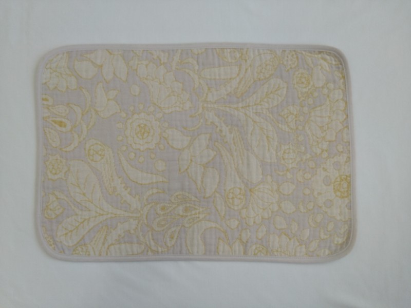 播州織オリジナルガーゼ　花鳥柄ハンドタオル