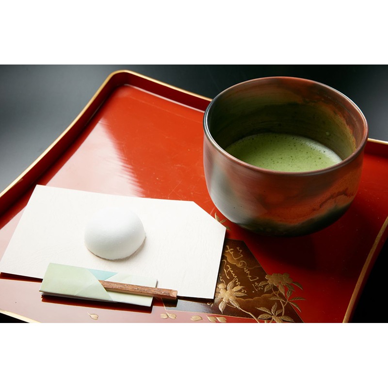 雲火焼　抹茶茶碗（長棟州彦作）