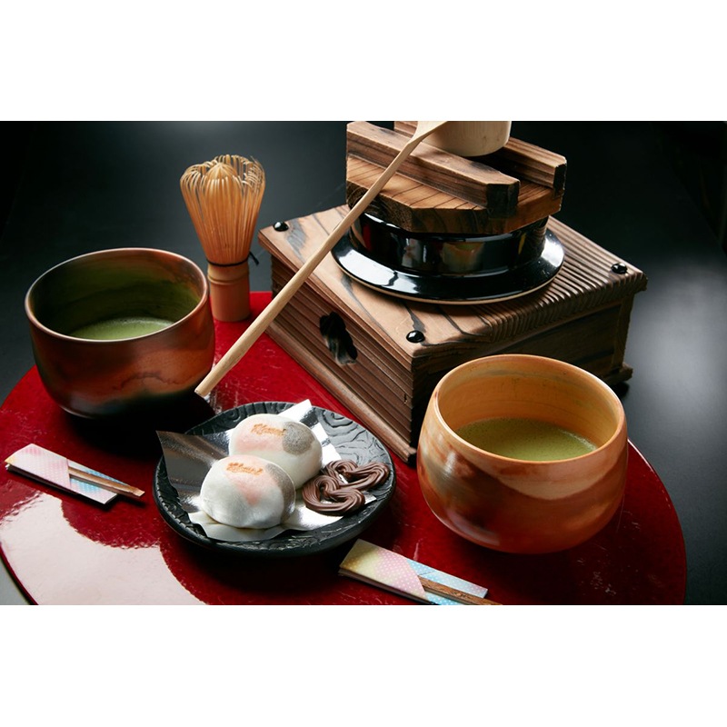 雲火焼　抹茶茶碗（長棟州彦作）