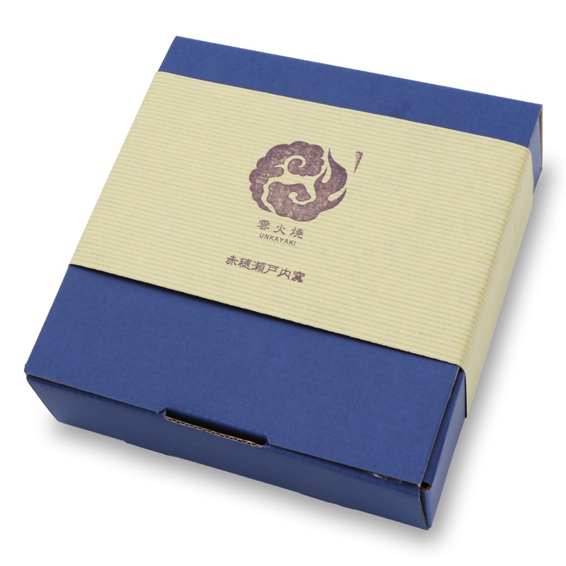 雲火焼　銘々葉皿