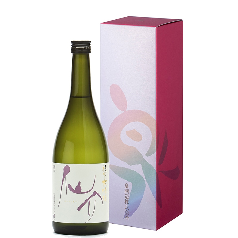仙介純米大吟醸　化粧箱（ピンク）入（720ml）