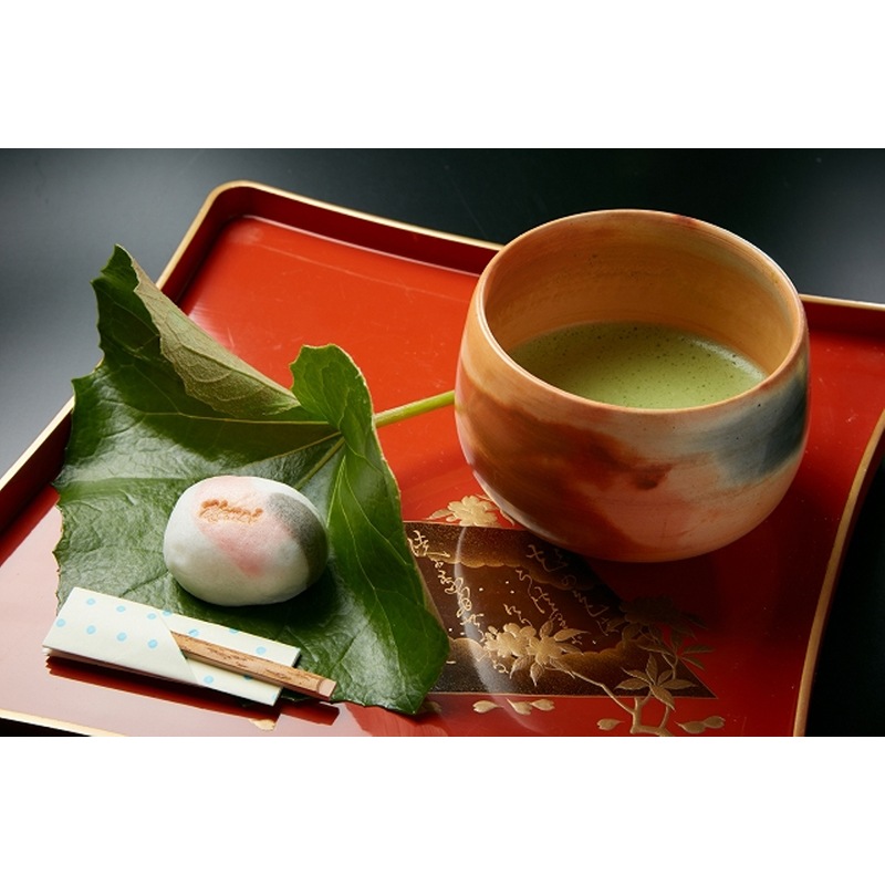 雲火焼　抹茶茶碗（桃井香子作）